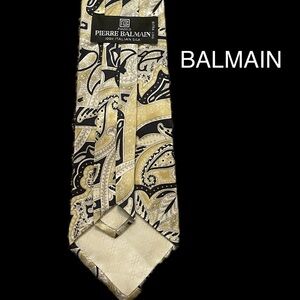 Pierre Balmain Necktie Silk Yellow